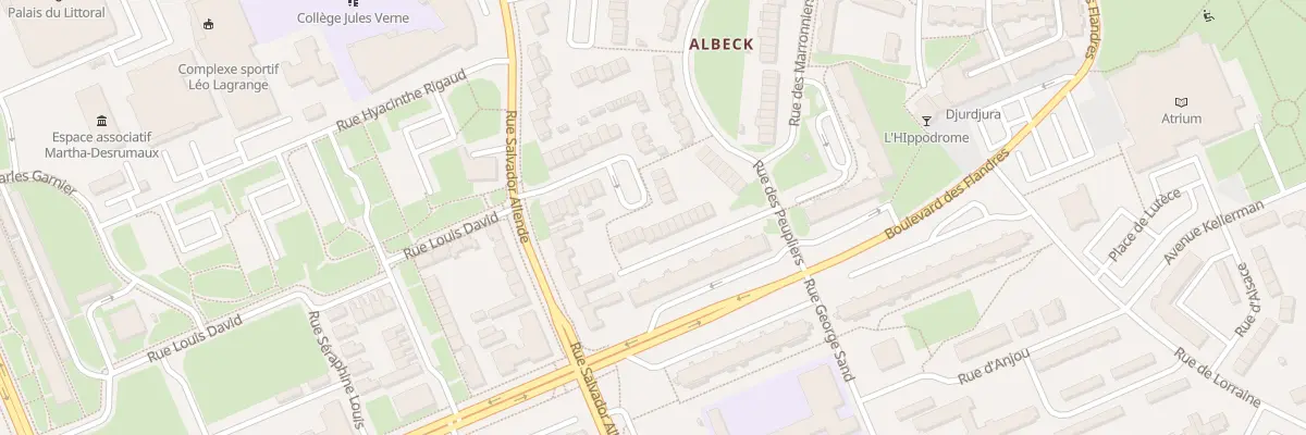 Plan du 16 Rue des Aubépines à Grande-Synthe