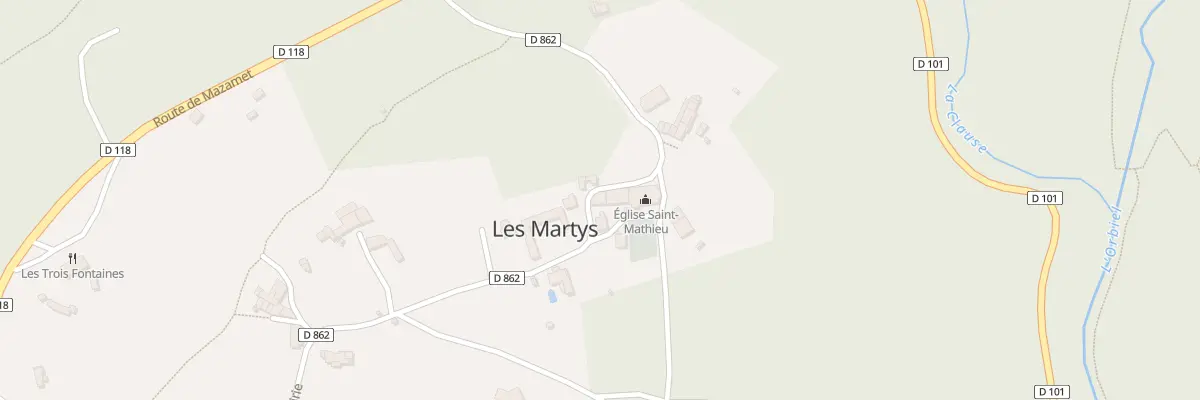 Plan du 13 Rue de la Mairie aux Martys