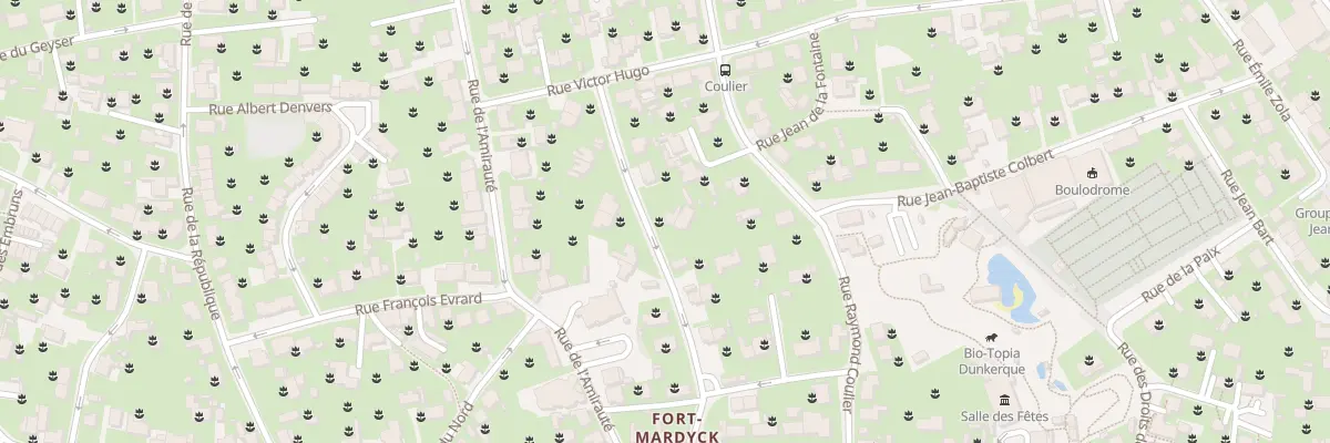 Plan du 10 Rue Jules Turbot Fort Mardyck à Dunkerque