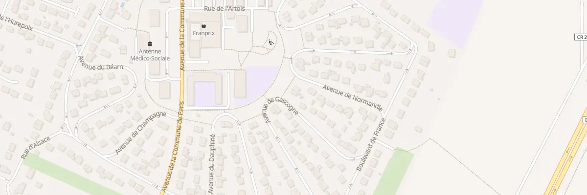 Plan du 23 Av de Gascogne à Brétigny-sur-Orge