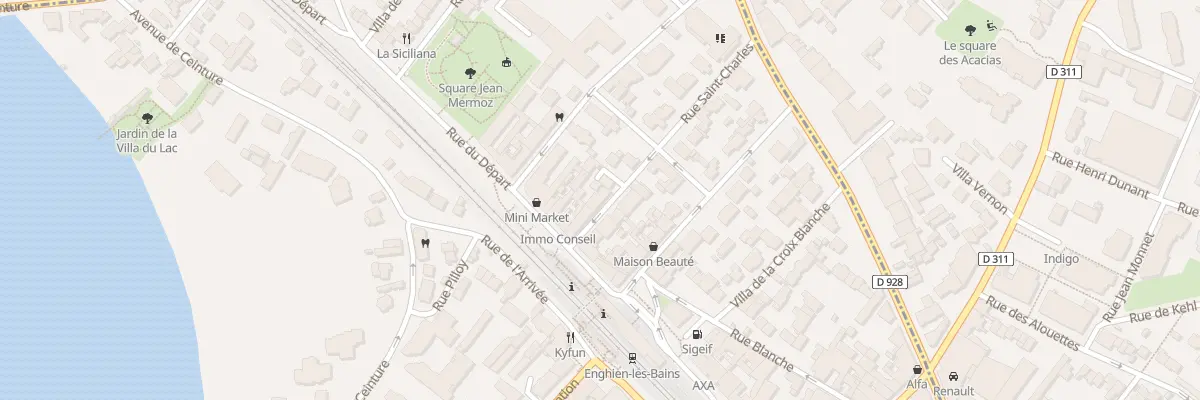 Plan du 5 Rue Saint-Charles à Enghien-les-Bains