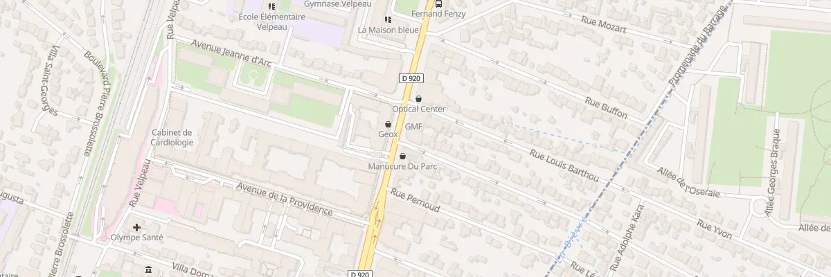 Plan du 2 Rue Louis Barthou à Antony