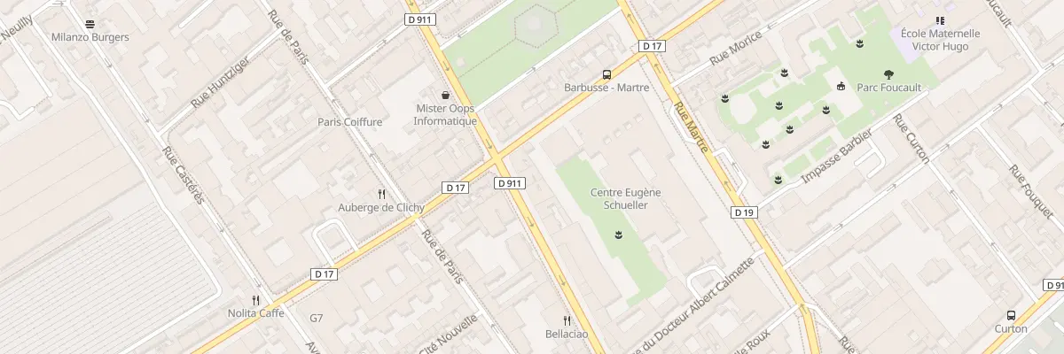 Plan du 52 Bd Jean Jaurès à Clichy