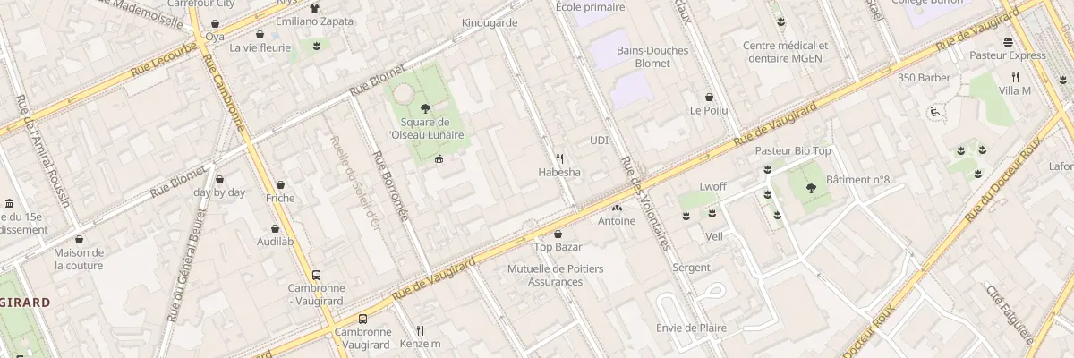 Plan du 204 Rue de Vaugirard à Paris 15e Arrondissement
