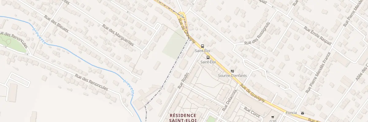 Plan du 50 Rue de Gravigny à Chilly-Mazarin