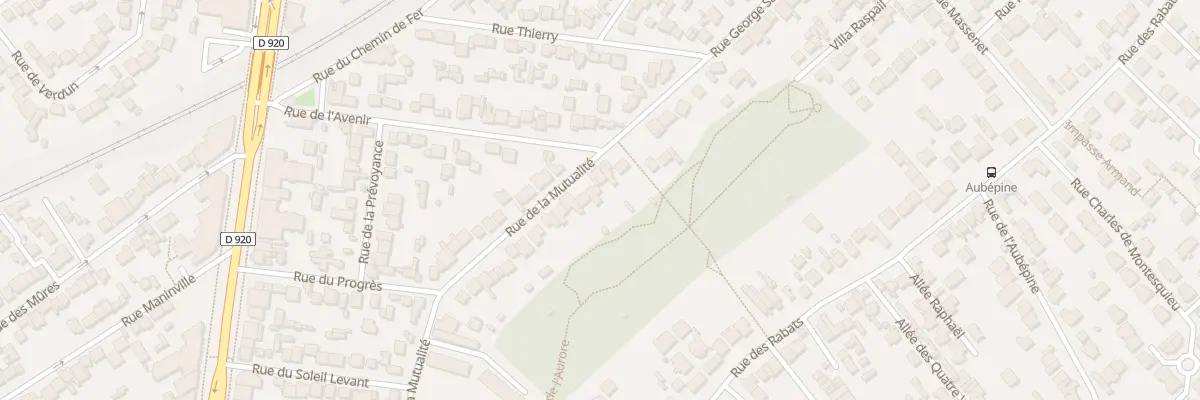 Plan du 25 Rue de la Mutualité à Antony