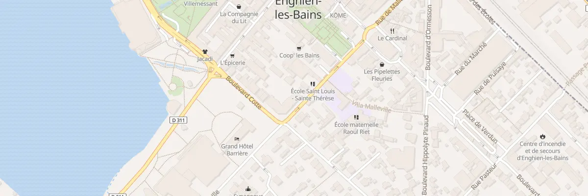 Plan du 3B Bd Cotte à Enghien-les-Bains