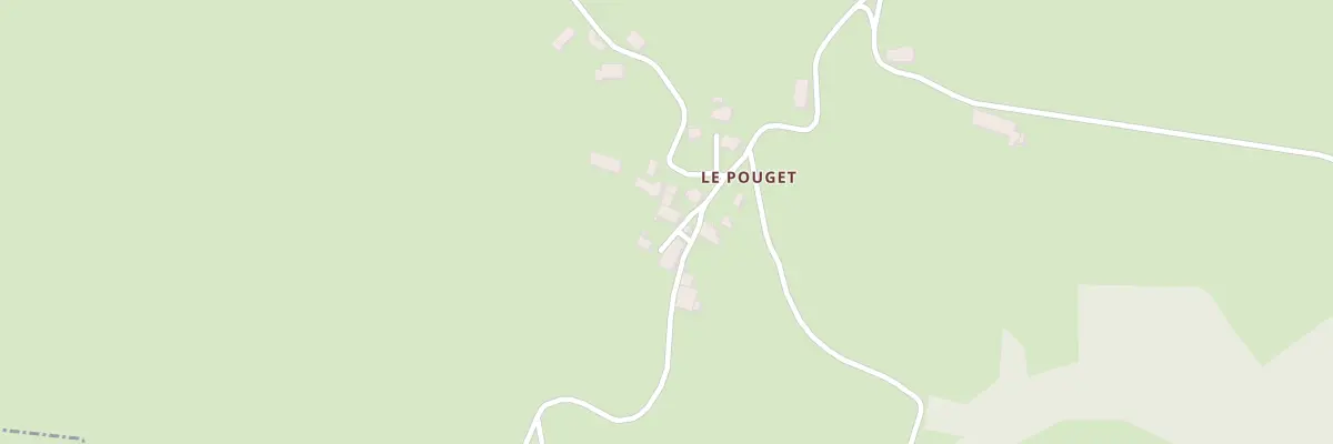 Plan du 5279 Le Pouget à Ally