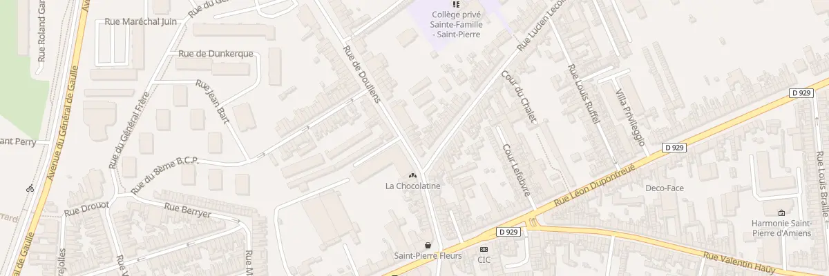 Plan du 36 Rue de Doullens à Amiens