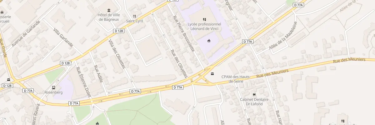 Plan du 31 Rue des Olivettes à Bagneux