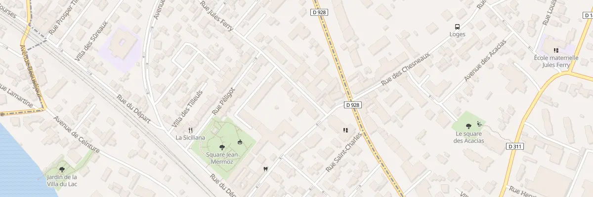 Plan du 7 Rue Jules Ferry à Enghien-les-Bains