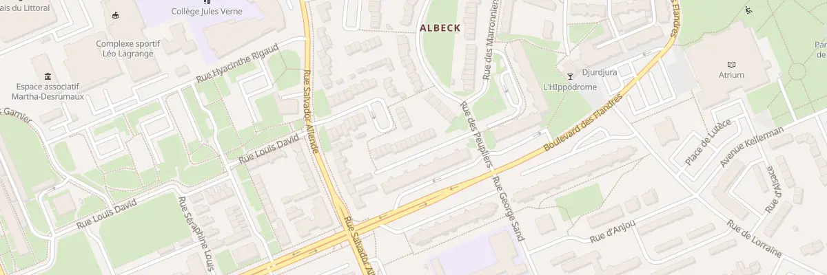 Plan du 10 Rue des Aubépines à Grande-Synthe