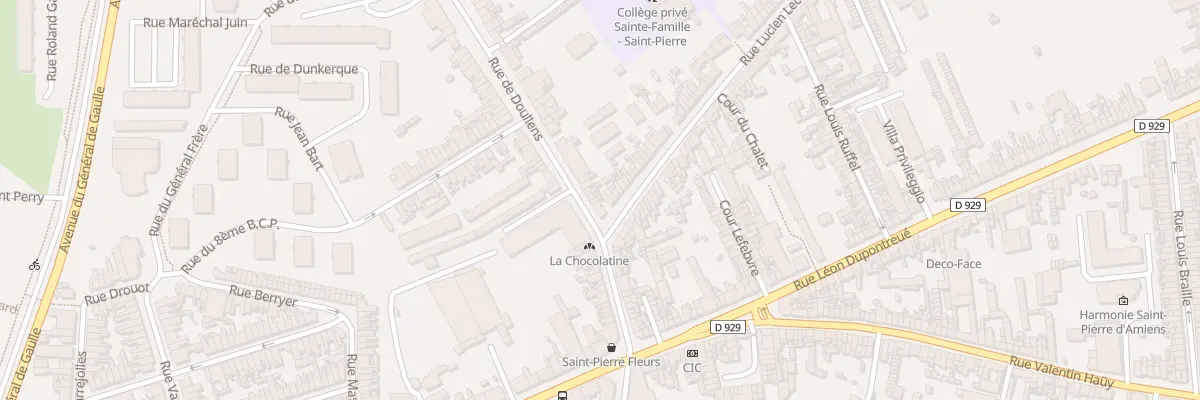 Plan du 32B Rue de Doullens à Amiens