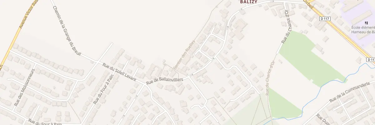 Plan du 22B Rue de Ballainvilliers à Longjumeau