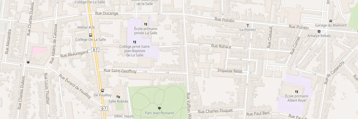 Plan du 154 Rue Vulfran Warmé à Amiens