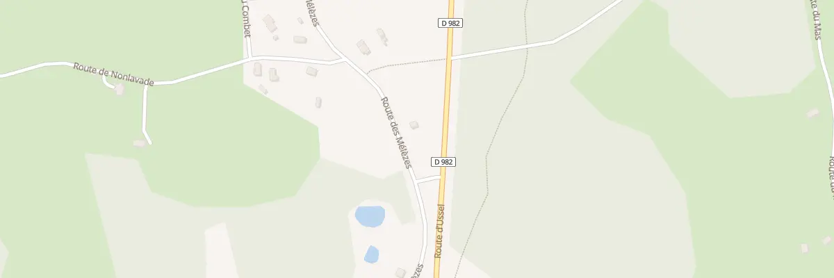 Plan du 6 Rte des Mélèzes à Mestes