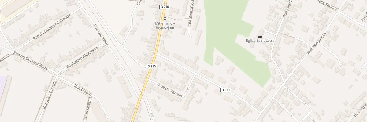 Plan du 1C Rue Marechal Leclerc à Arques