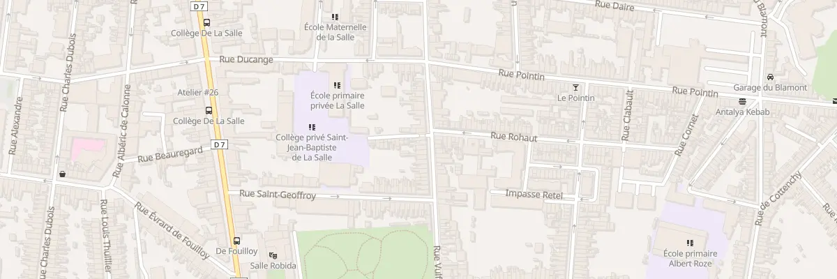 Plan du 142 Rue Vulfran Warmé à Amiens