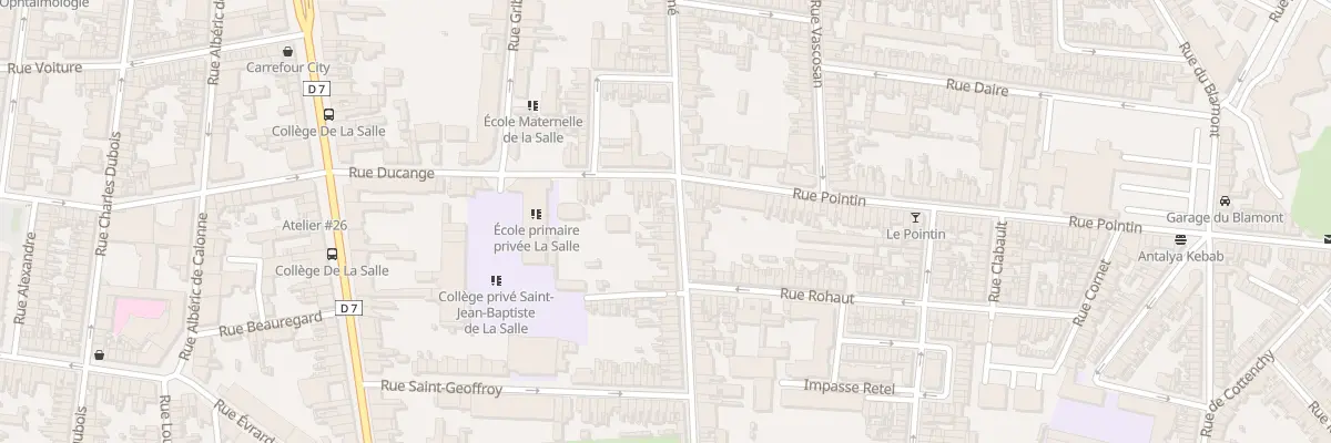Plan du 126 Rue Vulfran Warmé à Amiens