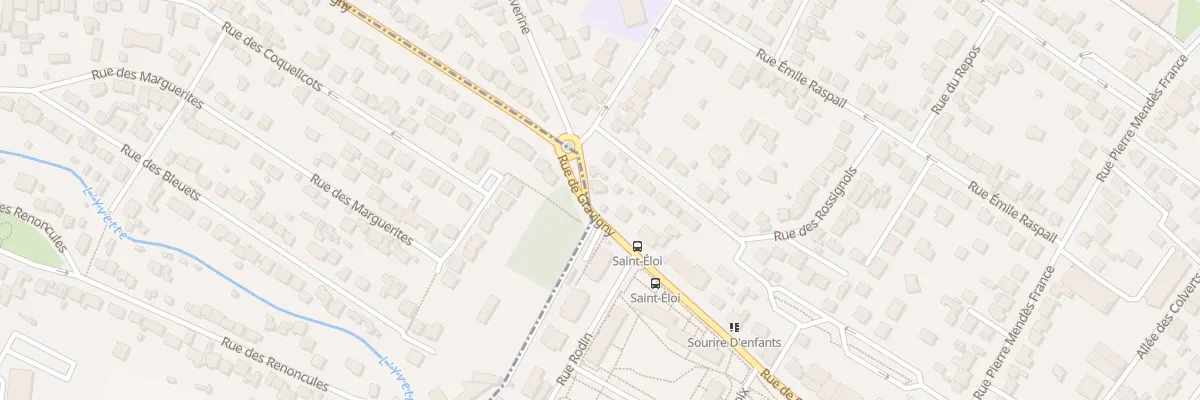 Plan du 45 Rue de Gravigny à Chilly-Mazarin