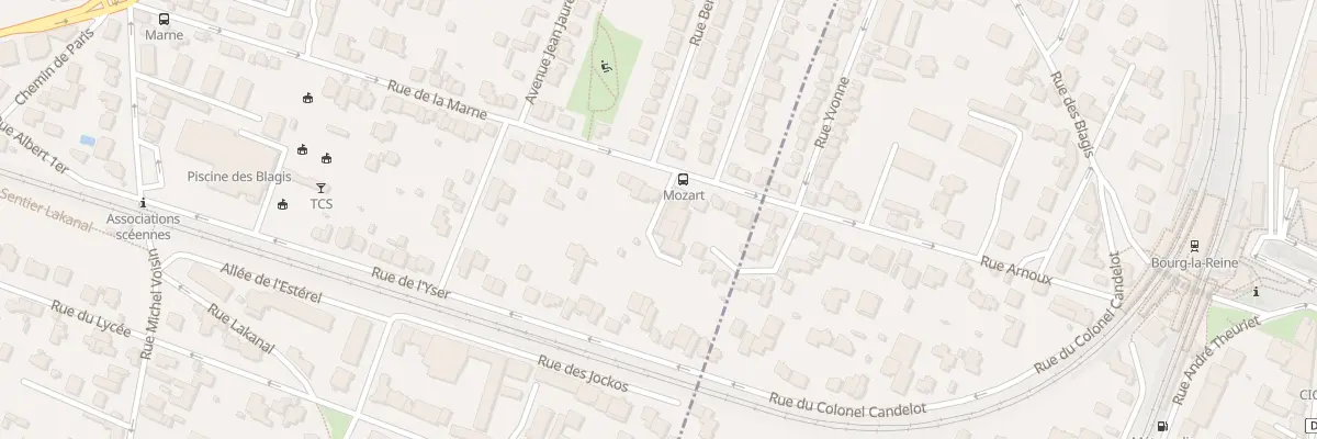 Plan du 72 Rue de la Marne à Sceaux