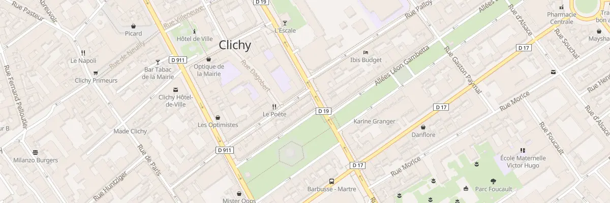Plan du 34 Rue Victor Méric à Clichy