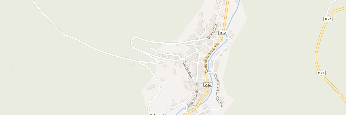 Plan du 87 Le Village à Montfort-sur-Boulzane