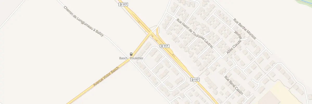 Plan du 58 Rue des Poulettes à Longjumeau
