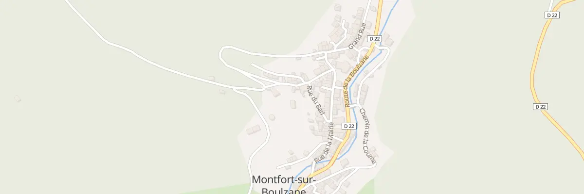 Plan du 83 Le Village à Montfort-sur-Boulzane