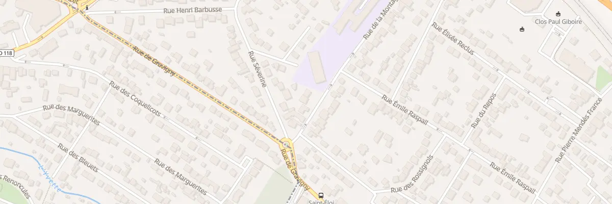 Plan du 5 Rue de la Montagne à Chilly-Mazarin