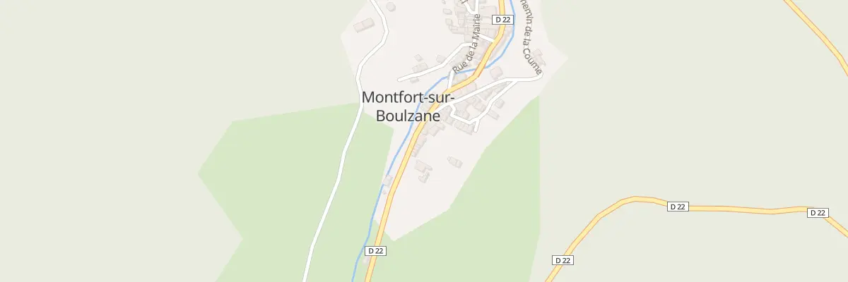 Plan du 38 Le Village à Montfort-sur-Boulzane