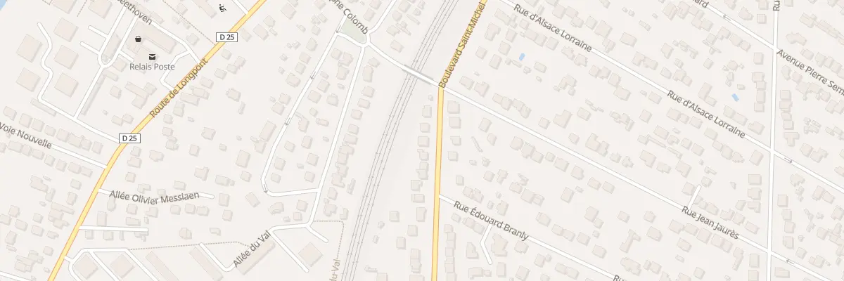 Plan du 22 Bd Saint Michel à Sainte-Geneviève-des-Bois