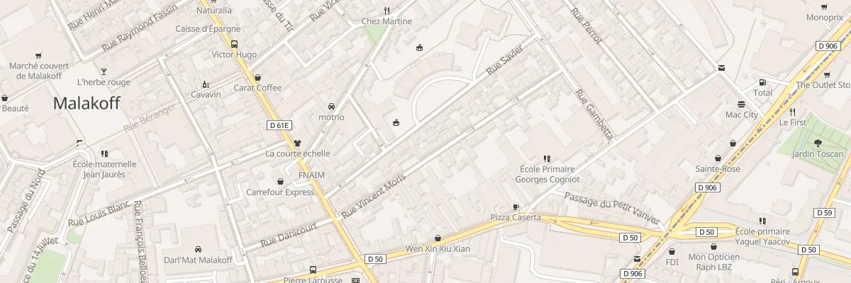 Plan du 37T Rue Vincent Moris à Malakoff