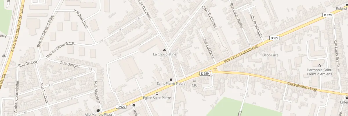 Plan du 20 Rue de Doullens à Amiens