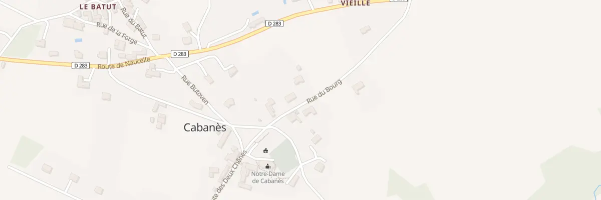 Plan du 5156 Cabanes à Cabanès