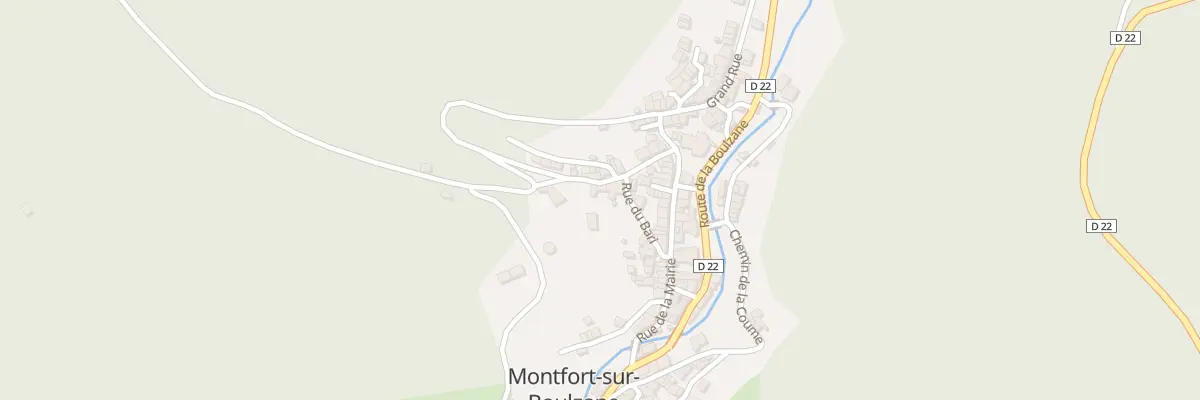 Plan du 84 Le Village à Montfort-sur-Boulzane
