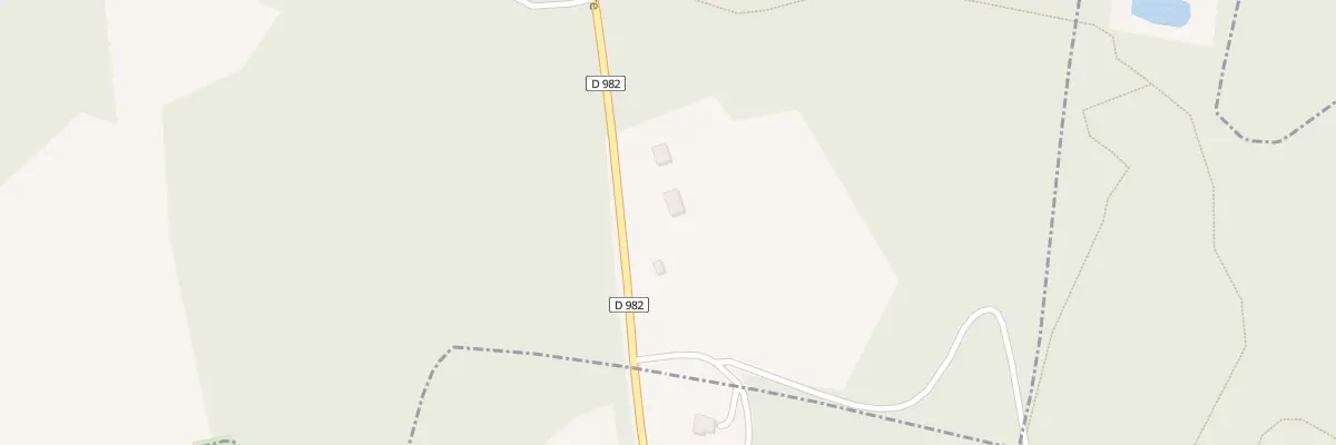 Plan du 3 Rte de la Serre-Rd 982 à Ussel