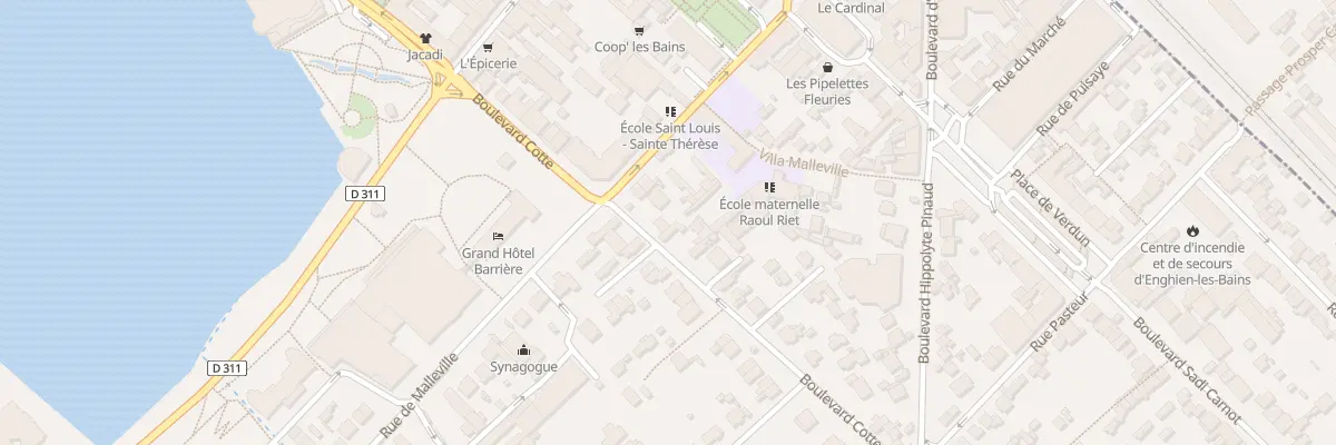 Plan du 5B Bd Cotte à Enghien-les-Bains