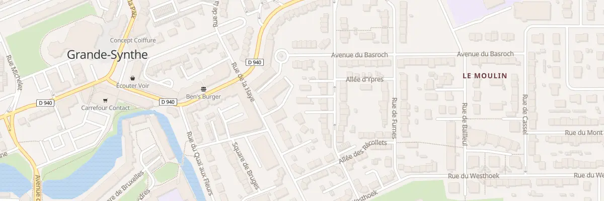 Plan du 10 Rue de Bourbourg à Grande-Synthe