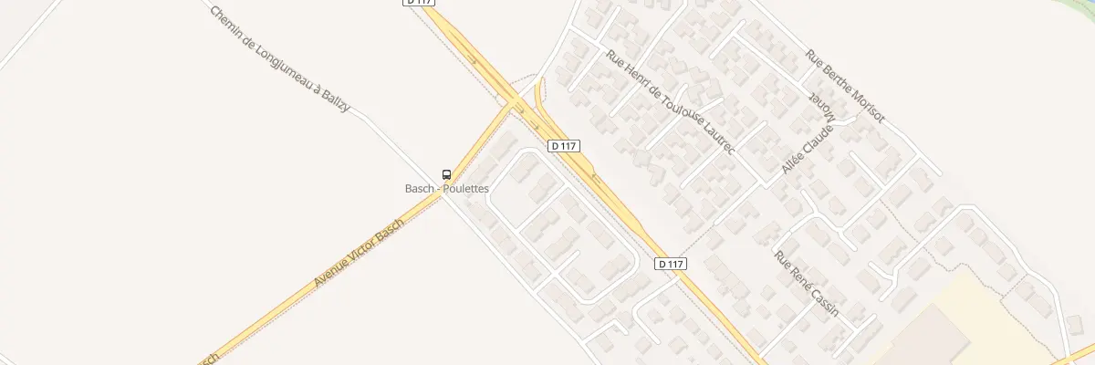 Plan du 56 Rue des Poulettes à Longjumeau