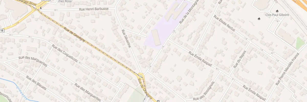 Plan du 7 Rue de la Montagne à Chilly-Mazarin