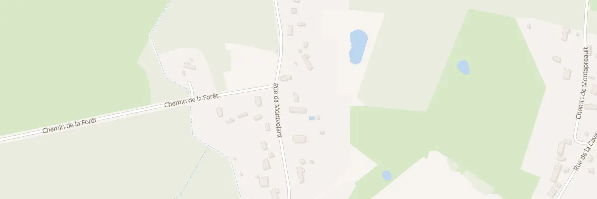 Plan du 25 Rue de Montvolant à Nibelle