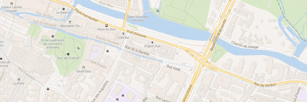 Plan du 35 Rue de la Barette à Amiens