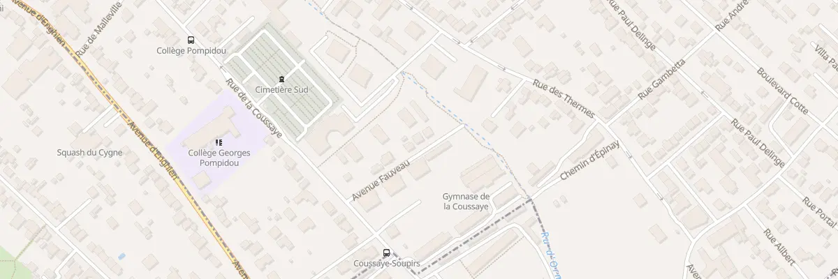 Plan du 11T Av Fauveau à Enghien-les-Bains
