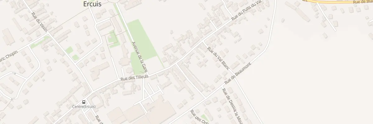 Plan du 22 Rue du Puits du Val à Ercuis