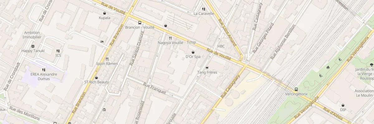 Plan du 52B Rue Labrouste à Paris 15e Arrondissement