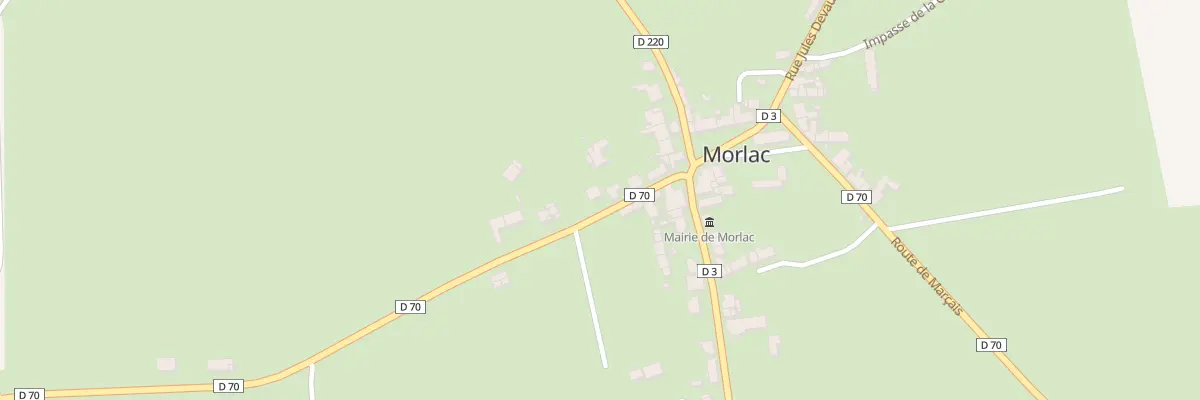 Plan du 60 Le Bourg à Morlac