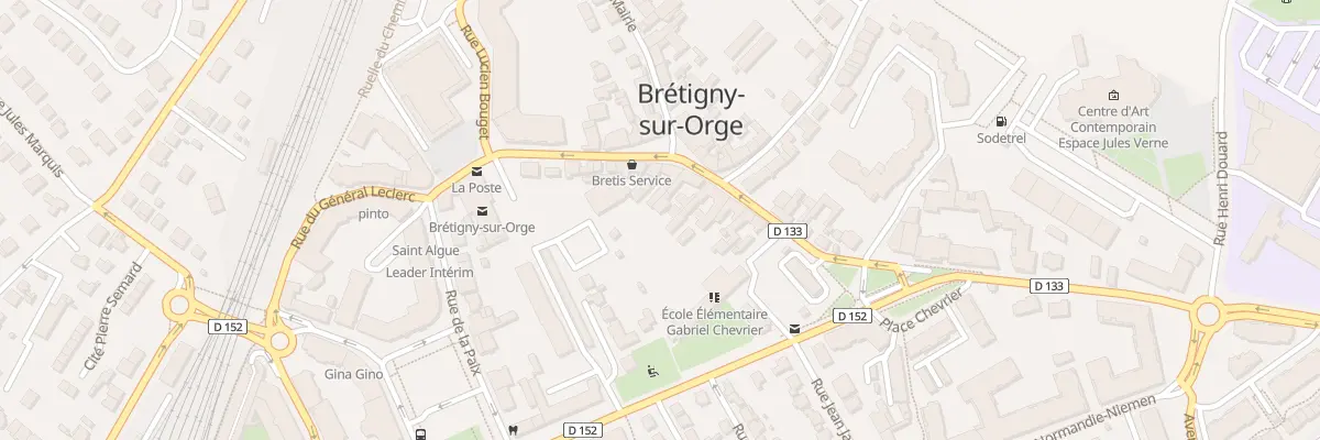 Plan du 44 Rue du Général Leclerc à Brétigny-sur-Orge