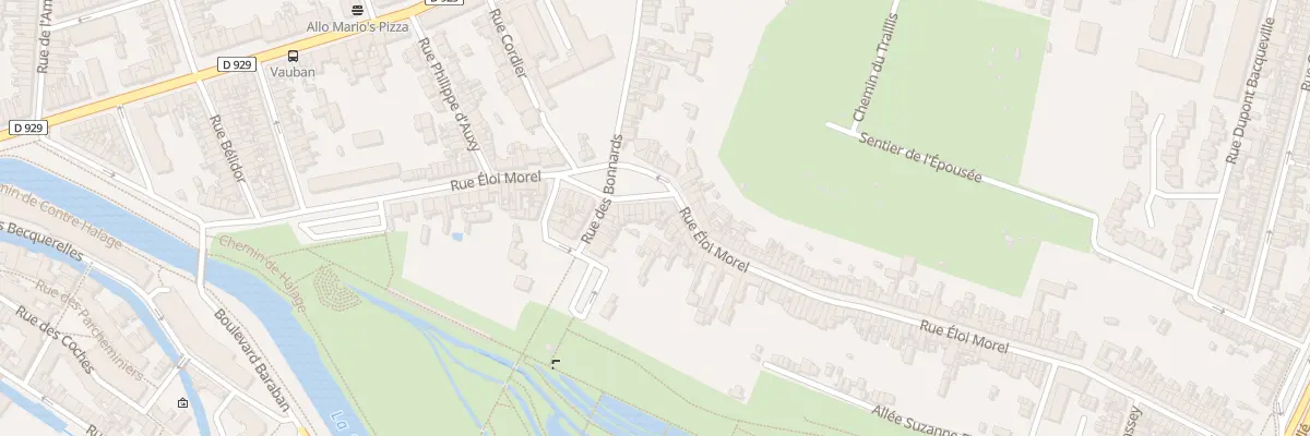 Plan du 104 Rue Eloi Morel à Amiens