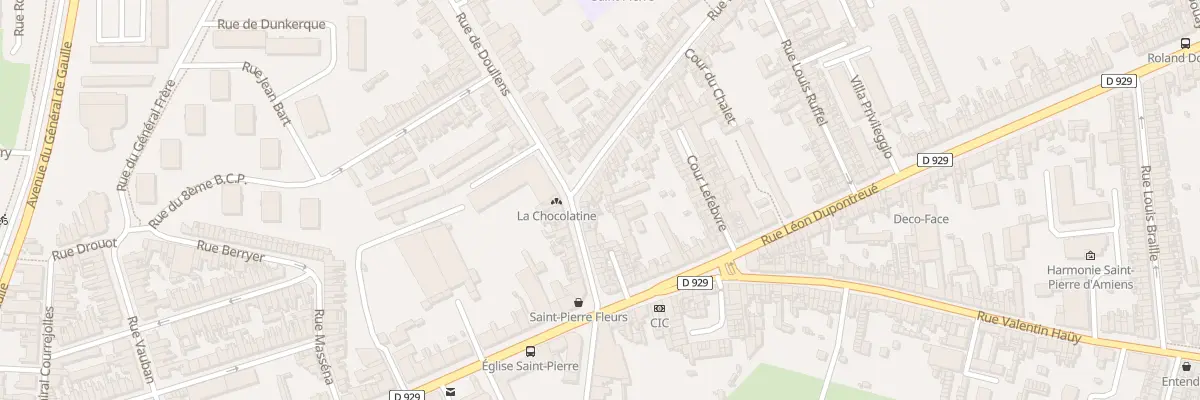 Plan du 6 Rue Lucien Lecointe à Amiens